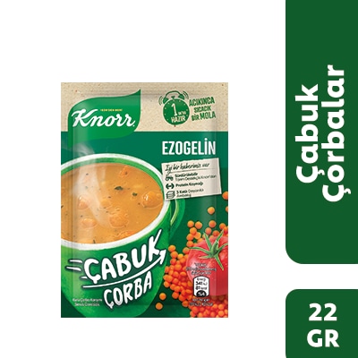 Knorr Çabuk Çorba Ezogelin 22GR - 3 katlı dayanıklı ambalaj